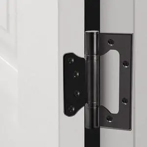 6 Pack Non-Mortise Door Hinges, 4 x 3 inch Stainless Steel Door Hinge, Easy to Install with Mounting Screws,Black 6 Pack Non-Mortise Door Hinges, 4 x 3 inch Stainless Steel Door Hinge, Easy to Install with Mounting Screws,Black