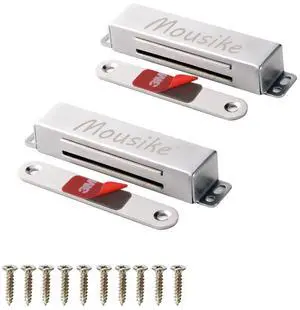 Magnetic Door Catch Heavy Duty 90lb Door Magnets with Strong Magnetic for Kitchen Cupboard Wardrobe Closet Cabinet Door Drawer Latch Magnetic Door Catch Heavy Duty 90lb Door Magnets with Strong Magnetic for Kitchen Cupboard Wardrobe Closet Cabinet Door Drawer Latch