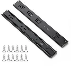 Matte Black Soft Close Drawer Slides 14 Inch 1 Pairs 2 Pack Matte Black Soft Close Drawer Slides 14 Inch 1 Pairs 2 Pack