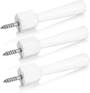 Soft Jamb Door Stops, White, Pack of 3 Soft Jamb Door Stops, White, Pack of 3