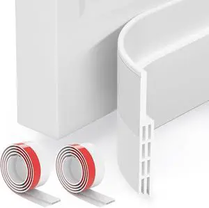 Door Draft Stopper, Door Sweep, Weather Stripping Seal, 2 Pack Door Draft Stopper, Door Sweep, Weather Stripping Seal, 2 Pack