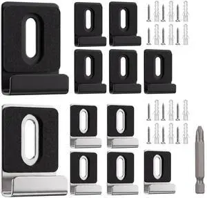 12 Pcs Metal Mirror Clips for Wall Mounting, Mirror Holder Clips 12 Pcs Metal Mirror Clips for Wall Mounting, Mirror Holder Clips