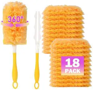 18 Count Duster Refills with 1 Firm-Grip Handle for Swiffer Duster 18 Count Duster Refills with 1 Firm-Grip Handle for Swiffer Duster