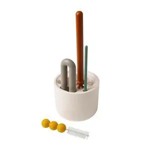 Mod Baby Bottle Brushes - Includes Bottle Cleaner Brush, Straw Cleaner Brush, Nipple Brush and Detail Brush for Baby Bottles - Baby Bottle and Straw Brush Cleaning Set - Deco - 4 Count Mod Baby Bottle Brushes - Includes Bottle Cleaner Brush, Straw Cleaner Brush, Nipple Brush and Detail Brush for Baby Bottles - Baby Bottle and Straw Brush Cleaning Set - Deco - 4 Count