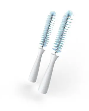 Twist Pouch 2-Piece Baby Bottle Nipple Brush Set for All Brands/Parts Twist Pouch 2-Piece Baby Bottle Nipple Brush Set for All Brands/Parts