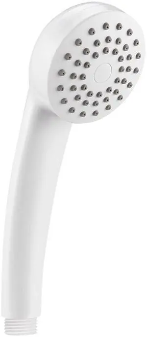 Hand-held filtered shower head, simple pressurized shower head, large water output and fall resistance, suitable for home and outdoor (white) Hand-held filtered shower head, simple pressurized shower head, large water output and fall resistance, suitable for home and outdoor (white)