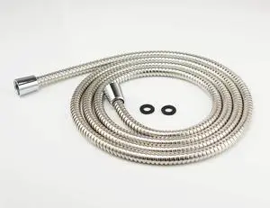 100 Inch Shower Hose, Universal Handheld Showerhead Hose Made of Stainless Steel, Polished Chrome Finish 100 Inch Shower Hose, Universal Handheld Showerhead Hose Made of Stainless Steel, Polished Chrome Finish