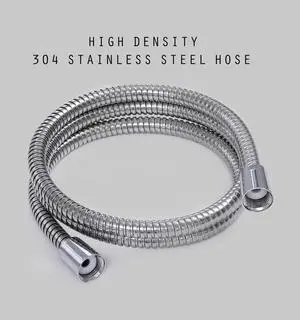 72-inch Shower Hose Replacement, 304 Stainless Steel Extra Long Hand Held Shower Hose With Brass Fitting (72-inch, Stainless Steel) 72-inch Shower Hose Replacement, 304 Stainless Steel Extra Long Hand Held Shower Hose With Brass Fitting (72-inch, Stainless Steel)