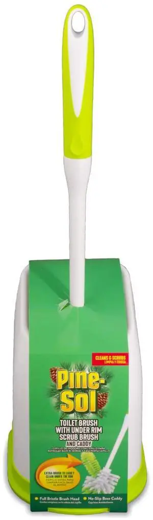 Toilet Bowl Cleaner Brush with Holder | Heavy Duty Cleaning Wand with Under The Rim Scrubber, Non-Slip Handle, Storage Caddy | Bathroom Supplies, Yellow, Green Toilet Bowl Cleaner Brush with Holder | Heavy Duty Cleaning Wand with Under The Rim Scrubber, Non-Slip Handle, Storage Caddy | Bathroom Supplies, Yellow, Green