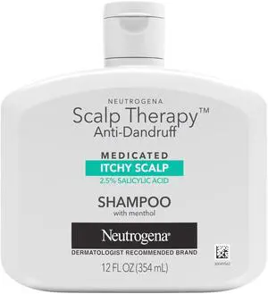 Scalp Therapy Anti-Dandruff Shampoo for Itchy Scalp, 2.5% salicylic acid with Peppermint Fragrance, 12 fl oz Scalp Therapy Anti-Dandruff Shampoo for Itchy Scalp, 2.5% salicylic acid with Peppermint Fragrance, 12 fl oz