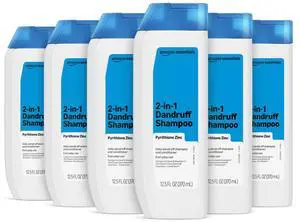 2-in-1 Dandruff Shampoo and Conditioner, Gentle, pH Balanced, 12.5 Fl Oz (Pack of 6) (Previously Amazon Basics) 2-in-1 Dandruff Shampoo and Conditioner, Gentle, pH Balanced, 12.5 Fl Oz (Pack of 6) (Previously Amazon Basics)