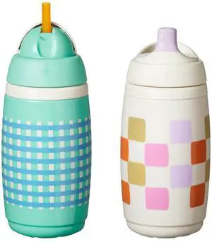 Active Straw Toddler Cups, 1-3 Years, Insulated, 9oz Active Straw Toddler Cups, 1-3 Years, Insulated, 9oz