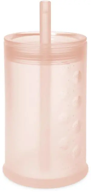 Silicone Straw Sippy Cup for Toddlers 1-3, Unbreakable, Coral 9oz Silicone Straw Sippy Cup for Toddlers 1-3, Unbreakable, Coral 9oz