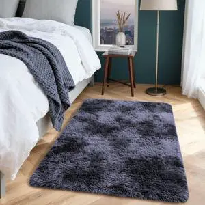 Small Bedside Shaggy Rugs for Bedroom Living Room 2x3 ft, Fluffy Throw Rug for Entryway Indoor Floor Carpet, Shag Rug for Nursery Girls Boys Kids Rooms, Home Decor, Tie Dye Grey Small Bedside Shaggy Rugs for Bedroom Living Room 2x3 ft, Fluffy Throw Rug for Entryway Indoor Floor Carpet, Shag Rug for Nursery Girls Boys Kids Rooms, Home Decor, Tie Dye Grey