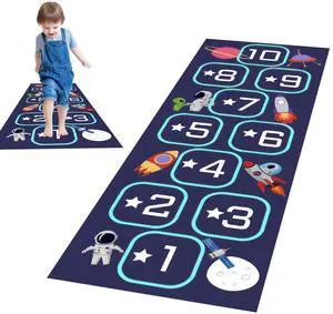 Hopscotch Rug, Hop Scotch Inside Rug for Kids, Hopscotch Mat, Non-Slip and Durable, Easy to Clean Carry, for Bedrooms, Living Rooms, Daycare Centers, Preschools, Playrooms and Other Places Hopscotch Rug, Hop Scotch Inside Rug for Kids, Hopscotch Mat, Non-Slip and Durable, Easy to Clean Carry, for Bedrooms, Living Rooms, Daycare Centers, Preschools, Playrooms and Other Places