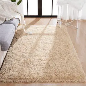 Soft Area Rugs 3x5 for Living Room Bedroom, Washable, Light Tan Soft Area Rugs 3x5 for Living Room Bedroom, Washable, Light Tan