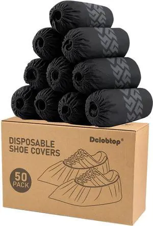 Shoe Booties Disposable Non Slip, Shoe Covers Disposable for Indoors, Breathable Boot Covers Fits Up To 11 US Men and 13 US Women Size, Non-Woven Fabric Shoe Booties Disposable Non Slip, Shoe Covers Disposable for Indoors, Breathable Boot Covers Fits Up To 11 US Men and 13 US Women Size, Non-Woven Fabric