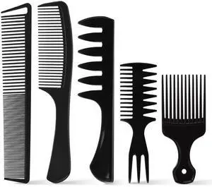 5Pcs Combs for Men, Wide Tooth Medium Toothed Styling Braiding Comb Kit for Twist Detangler Natural Hair, Hair Pick Comb Set for Afro Black Mens Curls 5Pcs Combs for Men, Wide Tooth Medium Toothed Styling Braiding Comb Kit for Twist Detangler Natural Hair, Hair Pick Comb Set for Afro Black Mens Curls