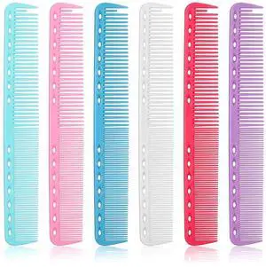 6 Pcs Carbon Fiber Cutting Comb Set, Professional Heat Resistant Barber Combs, Fine Tooth Anti-Static Hair Styling Comb for Salon Hairdressing for Men Women and Home Use (5 Colors) 6 Pcs Carbon Fiber Cutting Comb Set, Professional Heat Resistant Barber Combs, Fine Tooth Anti-Static Hair Styling Comb for Salon Hairdressing for Men Women and Home Use (5 Colors)