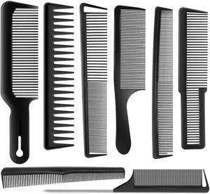 Hair Comb for Men & Women, 8PCS Professional Styling Combs for Wet Curly Natural Hair Detangling Parting Teasing Styling & Cutting Hair Comb for Men & Women, 8PCS Professional Styling Combs for Wet Curly Natural Hair Detangling Parting Teasing Styling & Cutting