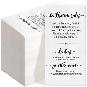 100 Pack Disposable Hand Towels for Bathroom, White Linen-feel Guest Towels, Wedding Disposable Napkins, Soft and Absorbent Dinner Paper Napkins for Events, or Dinner Parties, 16" x 17" (Black) 100 Pack Disposable Hand Towels for Bathroom, White Linen-feel Guest Towels, Wedding Disposable Napkins, Soft and Absorbent Dinner Paper Napkins for Events, or Dinner Parties, 16" x 17" (Black)