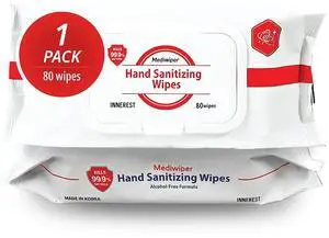 80Count, Alcohol-Free Sanitizing Wipes, Antibacterial Wet Wipe, Travel Hand Sanitizer (80 Count) 80Count, Alcohol-Free Sanitizing Wipes, Antibacterial Wet Wipe, Travel Hand Sanitizer (80 Count)