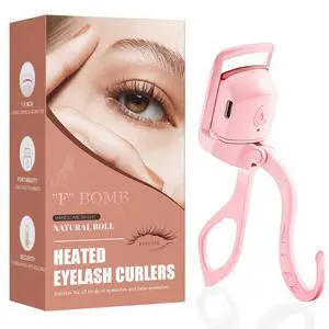 C-Shaped Heated Eyelash Curler Fast Heat Up in 5s - Rechargeable Electric Eyelash Curler for 24H Long Lasting Curls - Safe Anti-Burn Lash Curler Elevate Your Beauty with Stunning Lashes Pink C-Shaped Heated Eyelash Curler Fast Heat Up in 5s - Rechargeable Electric Eyelash Curler for 24H Long Lasting Curls - Safe Anti-Burn Lash Curler Elevate Your Beauty with Stunning Lashes Pink