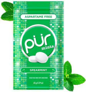 Spearmint, Xylitol Mints, No Artificial Flavor, 65 Count Spearmint, Xylitol Mints, No Artificial Flavor, 65 Count