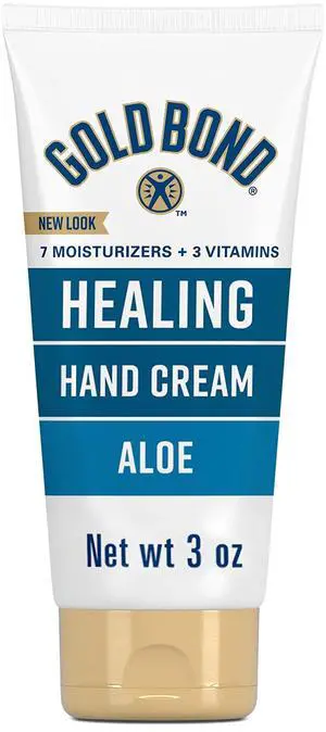 Healing Hand Cream with Aloe, Rich Moisturizer for Dry to Extra Dry Skin, Hydration that Lasts Through Handwashing, Non-Greasy, Dermatologist Tested, Light Scent, 3 Oz On-The-Go Tube Healing Hand Cream with Aloe, Rich Moisturizer for Dry to Extra Dry Skin, Hydration that Lasts Through Handwashing, Non-Greasy, Dermatologist Tested, Light Scent, 3 Oz On-The-Go Tube