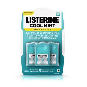 Pocketpaks Breath Strips, Cool Mint, 72 Count (Pack of 1) Pocketpaks Breath Strips, Cool Mint, 72 Count (Pack of 1)