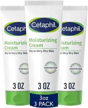 Moisturizing Cream for Sensitive Skin, Fragrance Free, 3 oz, 3 ct Moisturizing Cream for Sensitive Skin, Fragrance Free, 3 oz, 3 ct