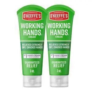 Working Hands Hand Cream for Extreme Dryness - 3 oz Tube (2 Pack) - Repairing Skincare for Cracked, Dry Hands Working Hands Hand Cream for Extreme Dryness - 3 oz Tube (2 Pack) - Repairing Skincare for Cracked, Dry Hands