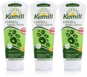 3x100 ml Hand & Nail Cream CLASSIC with BIO Camomile and Bisabolol | Germany 3x100 ml Hand & Nail Cream CLASSIC with BIO Camomile and Bisabolol | Germany
