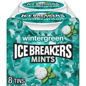 Wintergreen Sugar Free Mints Tins, 1.5 oz (8 Count) Wintergreen Sugar Free Mints Tins, 1.5 oz (8 Count)