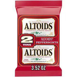 Peppermint Breath Mint Tins, 3.52 Oz (Pack of 2) Peppermint Breath Mint Tins, 3.52 Oz (Pack of 2)