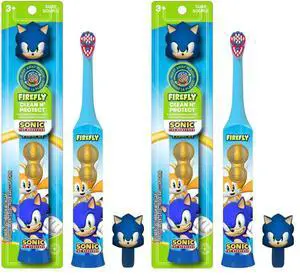 Sonic The Hedgehog Toothbrush, Ages 3+ | Premium Soft Bristles | Anti-Slip Grip | 3D Hygienic Cover | Pack of 2 Sonic The Hedgehog Toothbrush, Ages 3+ | Premium Soft Bristles | Anti-Slip Grip | 3D Hygienic Cover | Pack of 2