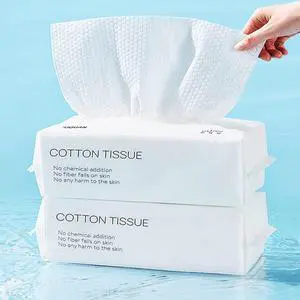 Cotton Facial Dry Wipes 100 Count, Deeply Cleansing Disposable Face Towel Cotton Tissue, Multi-Purpose for Skin Care, Facial Tissue for Cleansing, Skincare and Makeup Remover Cotton Facial Dry Wipes 100 Count, Deeply Cleansing Disposable Face Towel Cotton Tissue, Multi-Purpose for Skin Care, Facial Tissue for Cleansing, Skincare and Makeup Remover
