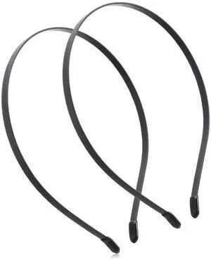 Black Thin Metal Headband Lightweight Adjustable Daily Hair Headwear Black Thin Metal Headband Lightweight Adjustable Daily Hair Headwear