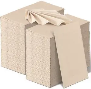 100 Count Disposable Paper Napkins Bulk Bamboo Paper Towels Disposable Hand Towels for Bathroom Eco Unbleached Brown Dinner Napkins 100 Count Disposable Paper Napkins Bulk Bamboo Paper Towels Disposable Hand Towels for Bathroom Eco Unbleached Brown Dinner Napkins