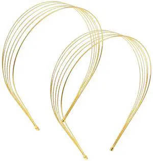 2Pcs Gold Multi Layers Metal Headbands for Women, Elegant Gold Thin Headband Metal Layered Hairbands Headpiece Non Slip Hair Accessories Valentine's Day Gifts Suitable for Most Occasion 2Pcs Gold Multi Layers Metal Headbands for Women, Elegant Gold Thin Headband Metal Layered Hairbands Headpiece Non Slip Hair Accessories Valentine's Day Gifts Suitable for Most Occasion