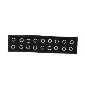 Grommet Headband, Y2k Wide Eyelet HeadbandS, Elastic Hairband Grunge Accessories Punk Hair Accessories, Stretchy Hair band for Women (Black, Style-2) Grommet Headband, Y2k Wide Eyelet HeadbandS, Elastic Hairband Grunge Accessories Punk Hair Accessories, Stretchy Hair band for Women (Black, Style-2)