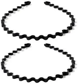 Metal Hair Band Men Headbands Womens Hair bands, Fashion Hair Hoop Wavy Spring Comb Headband Men Spiral Teeth Hair Accessories for Sports, 2PCS Metal Hair Band Men Headbands Womens Hair bands, Fashion Hair Hoop Wavy Spring Comb Headband Men Spiral Teeth Hair Accessories for Sports, 2PCS