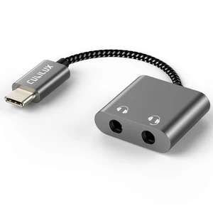 USB C Double Headphone Splitter, Type C to Dual 3.5mm Jacks Audio Sharing Adapter Compatible with iPhone 17/16/15, iPhone 17/16/15 Pro Max, iPad Pro 13/12.9/11, iPad Air 13/11 and More USB C Double Headphone Splitter, Type C to Dual 3.5mm Jacks Audio Sharing Adapter Compatible with iPhone 17/16/15, iPhone 17/16/15 Pro Max, iPad Pro 13/12.9/11, iPad Air 13/11 and More