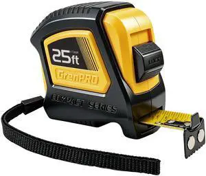 25FT Magnetic Tape Measure, Double-Sided 1/32", Nylon Coated Blade 25FT Magnetic Tape Measure, Double-Sided 1/32", Nylon Coated Blade