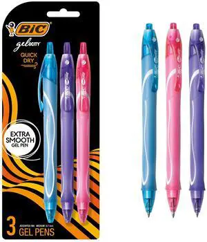 Gelocity Quick Dry Gel Pens, 3-Count Pack, Medium Point 0.7mm Gelocity Quick Dry Gel Pens, 3-Count Pack, Medium Point 0.7mm