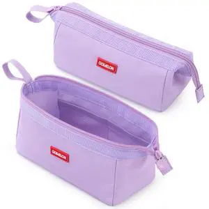 Pencil Case Large Capacity Pouch Pen Bag for School Teen Girl Boy Men Women (Purple) Pencil Case Large Capacity Pouch Pen Bag for School Teen Girl Boy Men Women (Purple)