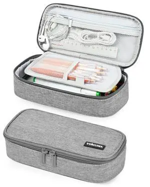 Pencil Case for Boys Big Capacity Pencil Pouch Bag Box School,Grey Pencil Case for Boys Big Capacity Pencil Pouch Bag Box School,Grey