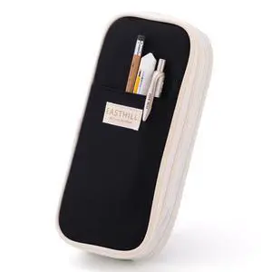 Big Capacity Pencil Case Large Pencil Pouch Stationery Pen Bag for Teen Girls-Black Big Capacity Pencil Case Large Pencil Pouch Stationery Pen Bag for Teen Girls-Black