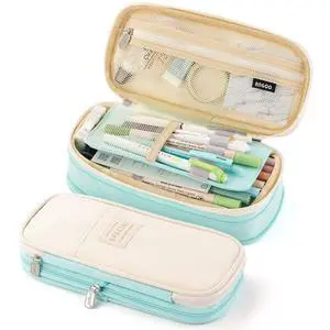 Big Capacity Pencil Pen Case Office College School Large Storage High Capacity Bag Pouch Holder Box Organizer Blue (Cyan) Big Capacity Pencil Pen Case Office College School Large Storage High Capacity Bag Pouch Holder Box Organizer Blue (Cyan)