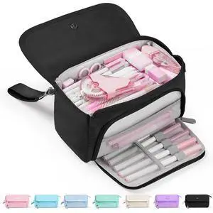 Super Large Pencil Case, Big Capacity Pencil Bag with 3 Compartments Super Large Pencil Case, Big Capacity Pencil Bag with 3 Compartments